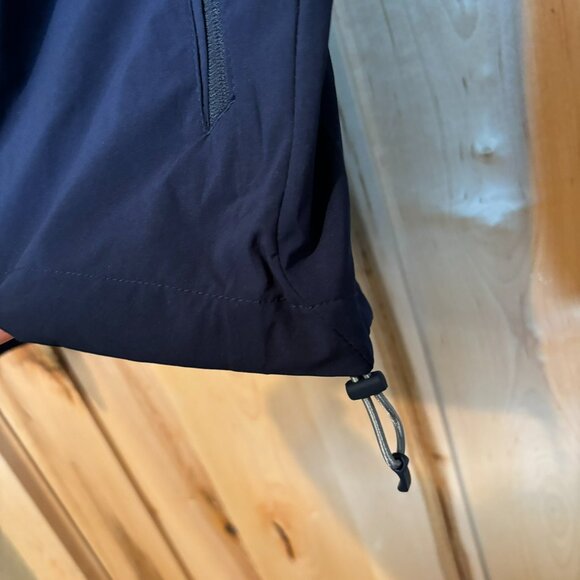 New RLX Ralph Lauren Golf Men's Wicking Full Zip Jacket M Navy $248 Stow Hood - Picture 10 of 14